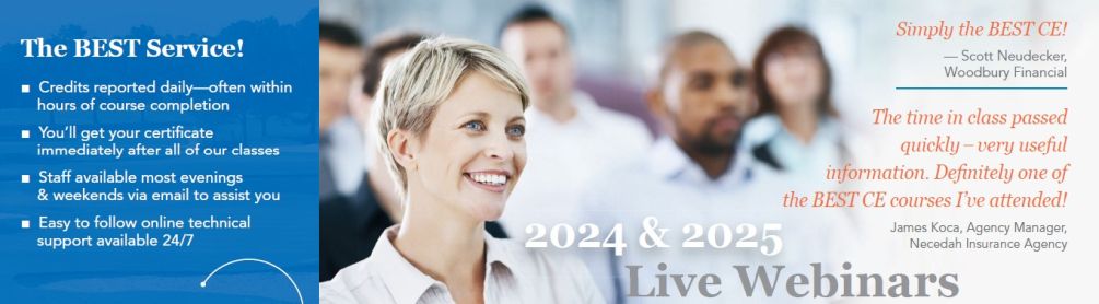 live insurance continuing education