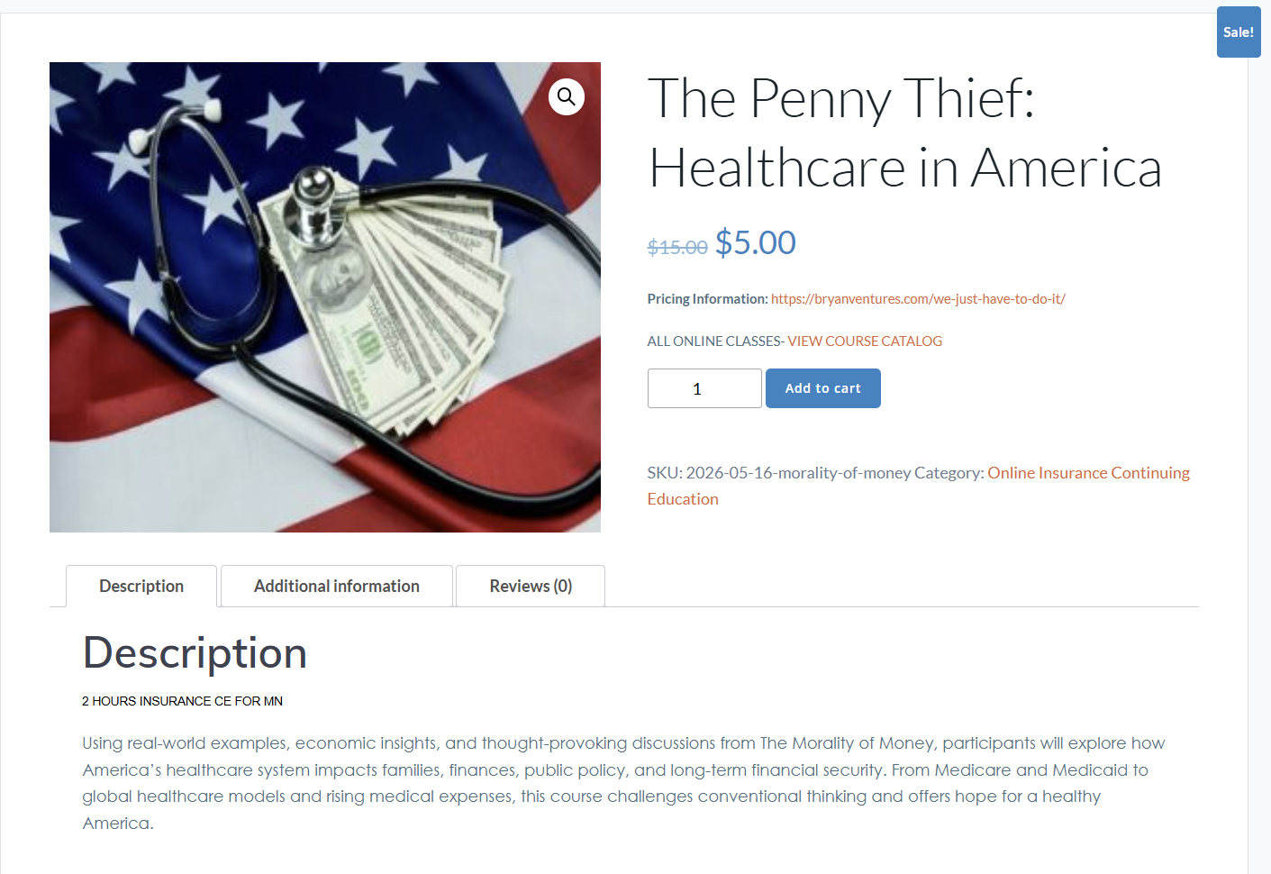 The Penny Thief: Healthcare in America