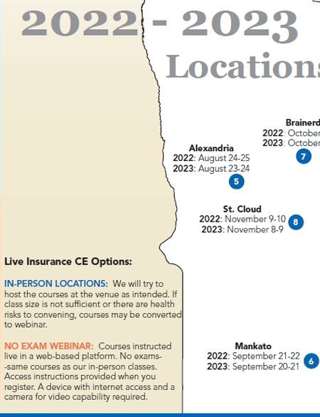 classroom ce course locations